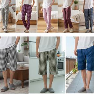 남성 여성 5부 7부 9부 시원한 주머니 파자마 잠옷 실내복 인견바지 반바지 파자마