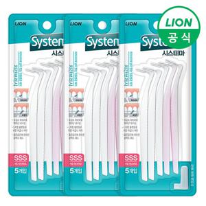 [LION] 시스테마 홈스케일링 치간칫솔 SSS 3개