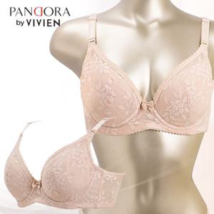 플라워 패턴 와이어 브라 VBR7079