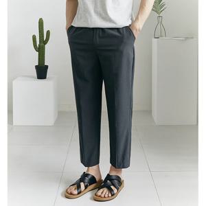 [브리치] 넛지어패럴 / 남자 여름 구김제로 찰랑찰랑 밴딩 슬랙스