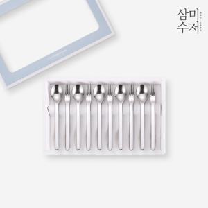 기본2 미러 티스푼 과일포크세트 10P