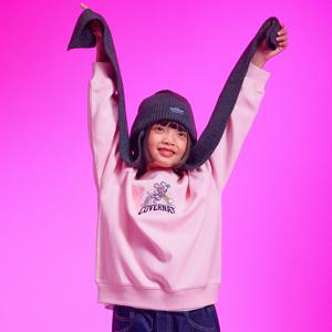 세서미스트리트x 트윌클 애비 맨투맨 라이트 핑크 CK2507CR32LP