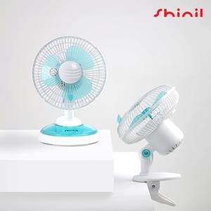 SHINIL 탁상형 선풍기 집게형 미니 소형 SIF-08DF