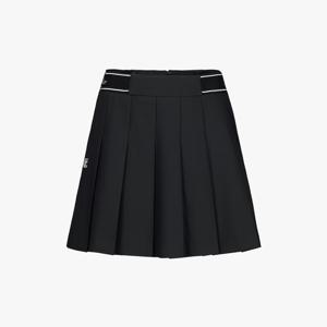 [LIVE]플리츠 사이드 밴드 스커트 (블랙)