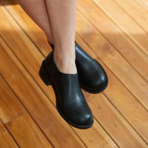 [다미 PICK][정상가 148,000원] 4Colors_2Type 핸드메이드 카우레더 라운드 토우 밴딩 더비슈즈 천연가죽 ver. I KM324