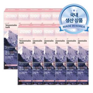 2080 퓨어 마운틴 솔트 치약 핑크 120g 12개