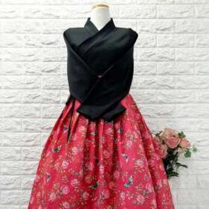 버터플라이 철릭 원피스 (44-88사이즈) 생활한복 개량 빅사이즈