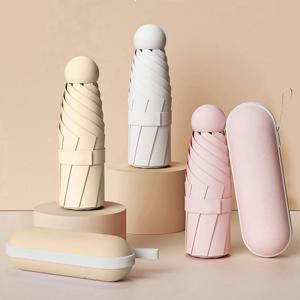 초경량 미니 우양산 캡슐 케이스 수동 암막 가벼운 우산 양산 양우산 자외선차단