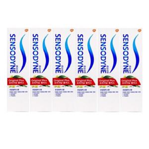 센소다인 오리지날 플러스 치약 160g x 6개 민감성 약국 시린이 독일 고불소 충치 예방