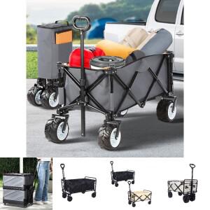 (접이식카트 광폭캐리어)캠핑웨건 접이식카트 광폭캐리어 대형수레 미니캠핑용/대형웨건/캠핑용수레