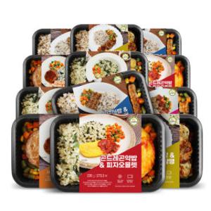 든든한 한끼 건강 식단 도시락 6종 12팩 집밥덕후