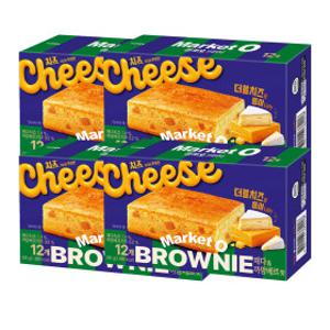 오리온 마켓오 브라우니 체다까망베르맛 12P 240g x 4개