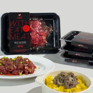 위드잇 냉동 한우 프리미엄 양념 소불고기 200g