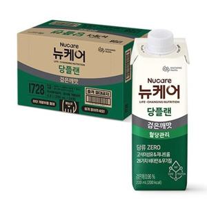 뉴케어 당플랜 검은깨맛 200ml x 24팩 혈당관리 당 제로 환자 영양식 식사