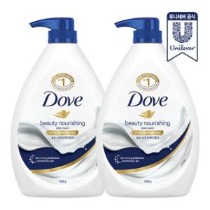 도브 바디워시 뷰티너리싱 1L 1+1