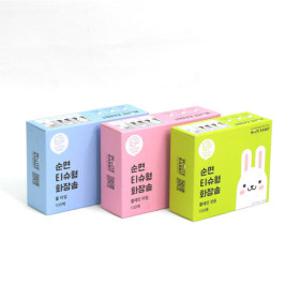 화이트래빗 / 티슈형 펼쳐쓰는 화장솜 / 100%순면 / 국내제조 / 대용량 무료배송