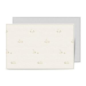 프라임 놀이방매트 피크닉바니 210 (210x140x2cm) PVC 양면 거실매트