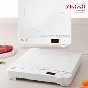 신일 슬림형 1구 인덕션 전기레인지 2000W 급속가열 10단계 온도조절 180분 타이머 터치식 전기렌지