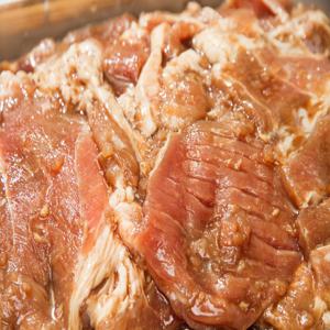 제주 흑돼지 양념구이 왕구이 간장/고추장 양념 1.2kg+1.2kg