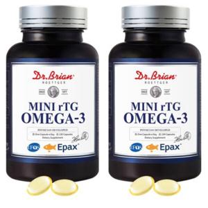 닥터브라이언 미니 알티지 오메가3 130캡슐 x 2박스 (8개월분) 알 작은 캡슐 목넘김 쉬운 초임계