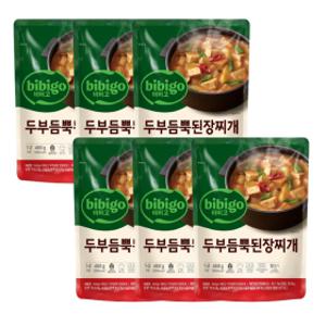 비비고 두부듬뿍 된장찌개 460G 6개