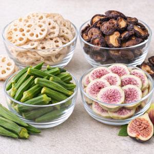 1+1 과자보다 맛있는 더하루 야채칩 동결건조 과일칩 연근 표고버섯 잭푸르트 오크라 은행 무화과 사과