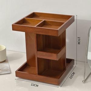 회전식 화장품 향수 수납장 정리대