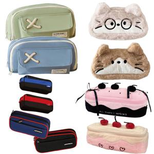 모음 대용량 필통 귀여운 인형 필통 중학생필통 고등학생 초등 초등학생 신학시 필통 대용량 큰 필통