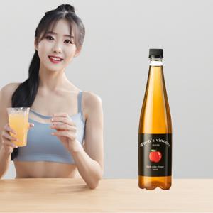 마녀식초 Witchs vinegr 사과식초 750ml 1개 유기농 애사비 천연 발효 식초