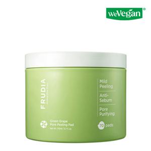 후르디아 청포도 포어 필링 패드 70매 / 약산성패드 닦토 모공패드 필링패드 각질패드 스킨케어패드