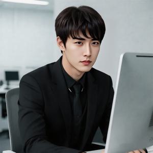 지비킹 남자통가발  항암가발 100% 인모 전체가발