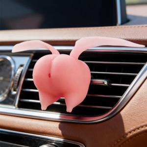 차량 용 방향제 디퓨져 피규어 인테리어 송풍구 형 케릭터 냄세 제거 향기 FLY 꿀돼지 내부 외부 인테리어