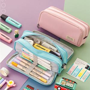 시즈올 마카롱 대용량 필통 중학생 고등학생 파우치 학생 직장인추천 파우치 입학선물 필기구 케이스