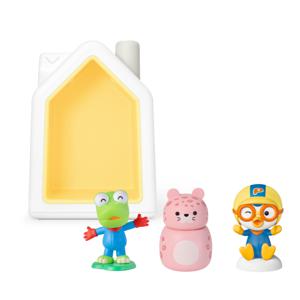 코코지 하우스와 뽀로로와 호기심 동화 세트 (하우스+뽀로로+크롱+표담이)
