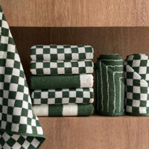 테리파머 체커 200g 사염 호텔수건 5장 수건세트 수건 타올 타월 호텔타올 호텔타월 세면타올 목욕수건