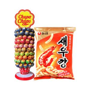 츄파춥스 슬림휠 120입+새우깡 90g