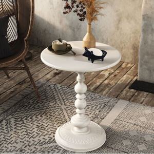 빈티지한 쇼파테이블 원형 커피 티테이블 탁자 거실 사이드테이블 침대협탁