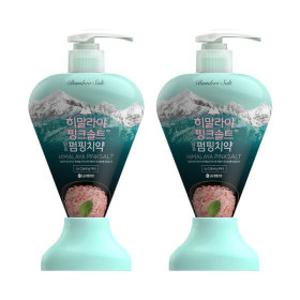 히말라야 핑크솔트 펌핑치약 아이스 285g 2개