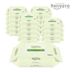 방그레 라이트 캡형 100매 10+10팩 물티슈 아기물티슈