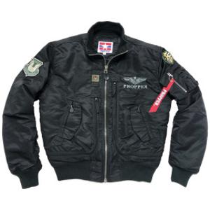 USA 프로퍼 항공 점퍼 봄~가을 블랙 S~2XL 춘추 잠바 남녀공용 미군 공군 파일럿 자켓 검정 BY