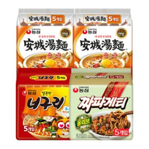 안성탕면10입 +너구리5입+짜파게티5입 (총 20봉)