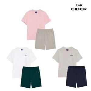 아이더 남아여아키즈 공용 반바지+반팔티 기능성세트 JUM25M92