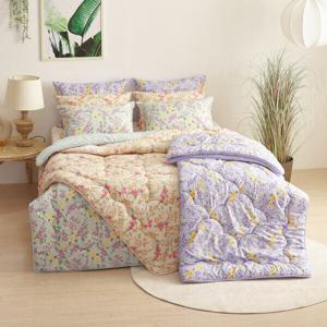 고밀도 워싱 차렵이불 3장세트/차렵이불/패드/베개커버/극세사/발열이불 겨울