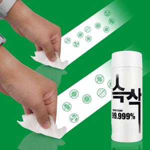 톨츠팩토리 차량용 물티슈 살균 향균 세정 물티슈