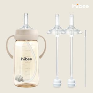 하이비 추빨대 단계별 2P+2P 더블하트 모윰 호환 젖병빨대