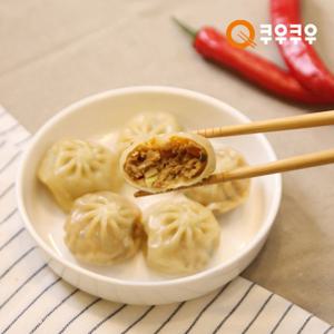 쿠우쿠우 포자만두 매운고기만두 168g 6개입 전자렌지 만두 고기/갈비/매운고기 골라먹는 만두