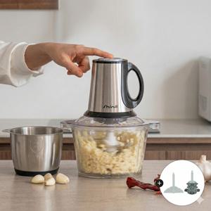 신일 만능 다지기 대용량 3L 멀티 전동 다지기 마늘 야채 고기 분쇄기 마늘박피기 마늘까는기계 휘핑 반죽