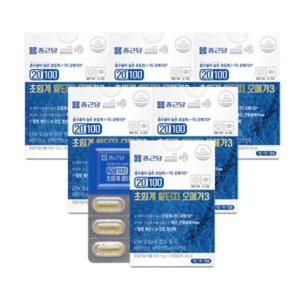 종근당 20100 알티지 오메가3 30캡슐 x 6박스 6개월분 혈행 눈건조개선 저온 초임계 알티지