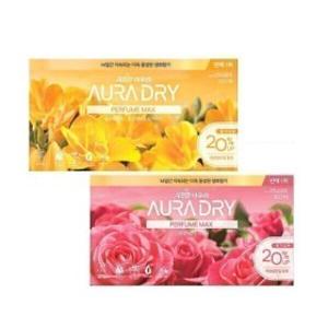 아우라 드라이시트 퍼퓸맥스 100매 2종 (스윗만다린+윌유메리미)