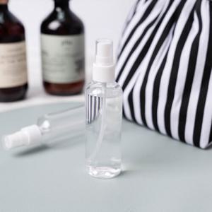 투명 스프레이 소분 용기 100ml/공병/향수/미스트/화장품/통/휴대용/여행용/샘플/플라스틱/스킨/소량/리필